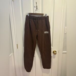 Joshua Perets Penny Semi Fitted Brown Sweatpants